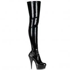 Pleaser Shoes 6" Stretch Platform Thigh Boot (DELIGHT-3000)