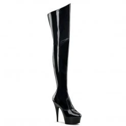 Pleaser Shoes 6" Stiletto Platform Thigh Boot (DELIGHT-3010)