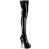Pleaser Shoes 6" Stretch Open Toe Thigh Platform Boot (DELIGHT-3011)