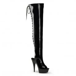 Pleaser Shoes 6" Open Toe Thigh Boot (DELIGHT-3017)
