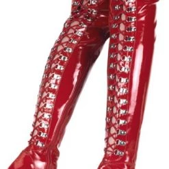 Pleaser Shoes 6" Back Lace Platform Thigh Boot (DELIGHT-3063) Platform Shoes 10 Pleaser Shoes 6