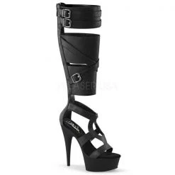 Pleaser Shoes 6" Knee High Strappy Boot (Delight-600-43 Final Sale)