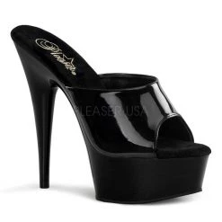 Pleaser Shoes 6" Stiletto Platfrom Slide (DELIGHT-601) 9 Pleaser Shoes 6