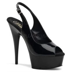 Pleaser Shoes 6" Stiletto Slingback Platform (DELIGHT-654)