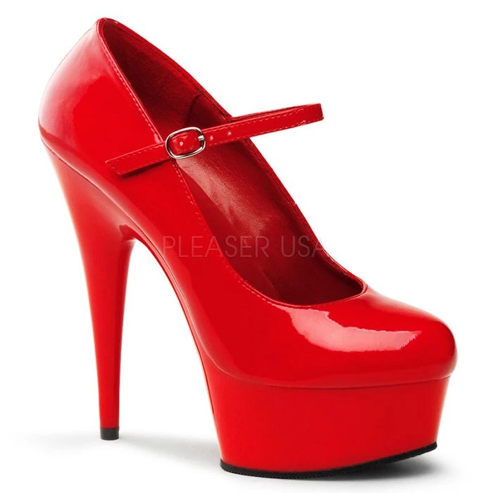 Pleaser Shoes 6" Stiletto Mary Jane Platform (DELIGHT-687) 4 Pleaser Shoes 6" Stiletto Mary Jane Platform (DELIGHT-687)