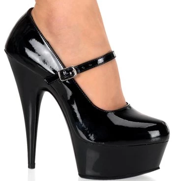 Pleaser Shoes 6" Stiletto Mary Jane Platform (DELIGHT-687) 3 Pleaser Shoes 6" Stiletto Mary Jane Platform (DELIGHT-687)