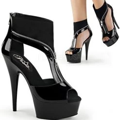 Pleaser Shoes 6" T-Strap Platform (DELIGHT-690)