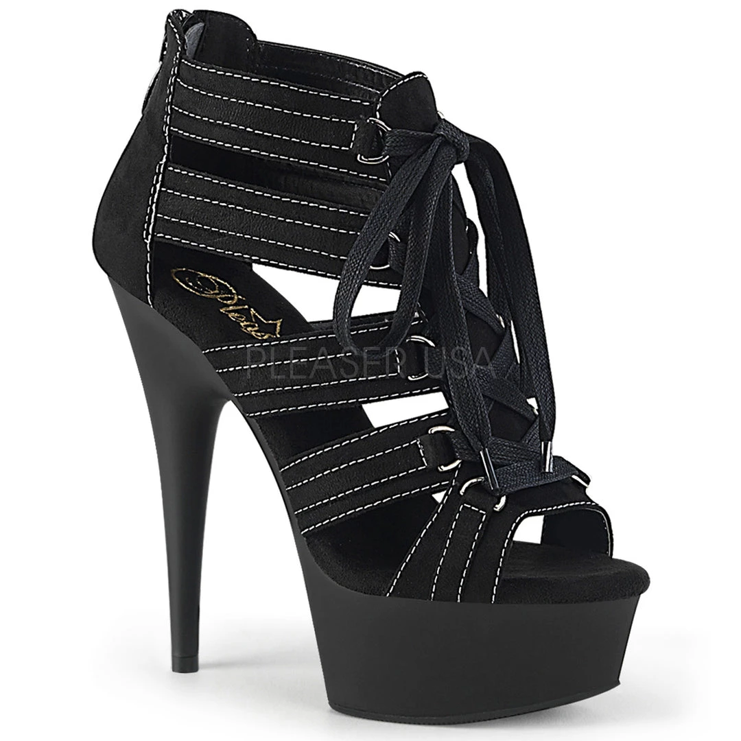 Pleaser Shoes 6" Strappy Cage Platform (DELIGHT-693) 4 Pleaser Shoes 6" Strappy Cage Platform (DELIGHT-693)