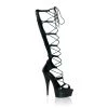 Pleaser Shoes 6" Stiletto Lace-Up Platform Sandal (DELIGHT-698) 2 Pleaser Shoes 6" Stiletto Lace-Up Platform Sandal (DELIGHT-698)