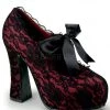 Demonia 5" Platform Lace Overlay Pump (DEMON-11 Final Sale) Sales