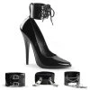 Pleaser Shoes 6" Pump With Interchangeable Ankle Cuffs (Domina-434) 1 Pleaser Shoes 6" Pump With Interchangeable Ankle Cuffs (Domina-434)