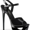 Pleaser Shoes 6 1/2" Stiletto Platform Slide (ECLIPSE-609)