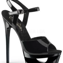Pleaser Shoes 6 1/2" Stiletto Platform Slide (ECLIPSE-609)