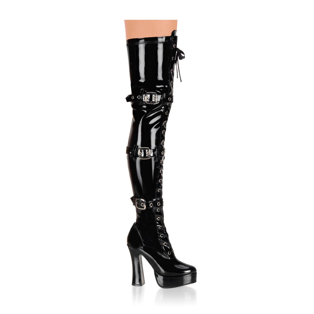 Pleaser Shoes Sales 5" Platform Boots (ELECTRA-3028 Final Sale) 3 Pleaser Shoes Sales 5" Platform Boots (ELECTRA-3028 Final Sale)