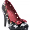 Ellie Shoes 4" Heel Skull & Crossbones Pump (ES400-Ahoy)