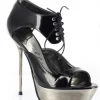 Ellie Shoes Sales 5" Metallic Stiletto Platform (ES567-Alina Final Sale)