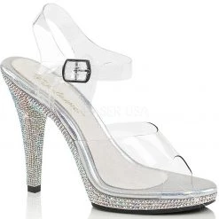 Fabulicious 4.5" Rhinestone Sandal (FLAIR-408DM)