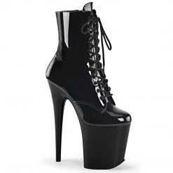 Pleaser Shoes 8" Lace-Up Front Ankle Boot (FLAMINGO-1020)