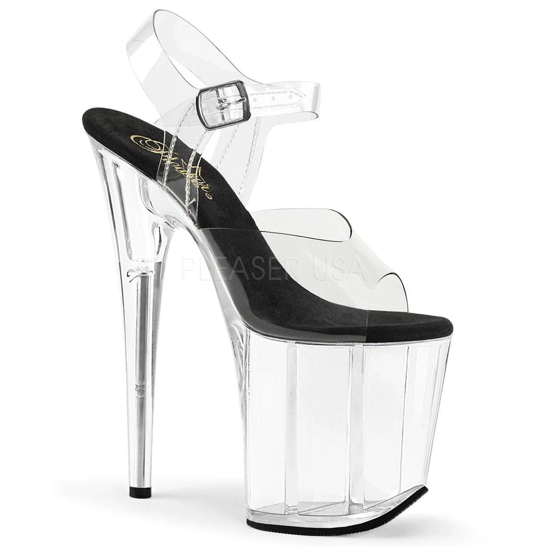 Pleaser Shoes 8" Spike Heel Platform (Flamingo-808) 4 Pleaser Shoes 8" Spike Heel Platform (Flamingo-808)