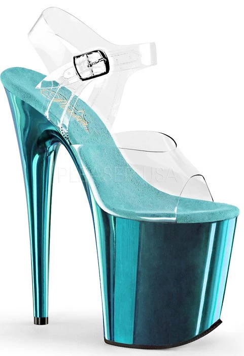 Pleaser Shoes 8" Spike Heel Platform (Flamingo-808) 10 Pleaser Shoes 8" Spike Heel Platform (Flamingo-808)