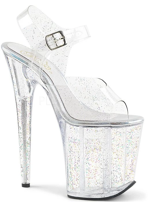 Pleaser Shoes 8" Spike Glitter Platform (FLAMINGO-808MMG) 3 Pleaser Shoes 8" Spike Glitter Platform (FLAMINGO-808MMG)