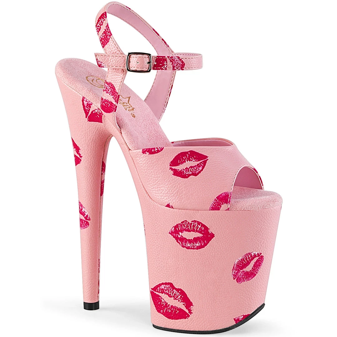 Pleaser Shoes 8" Kiss Platform (FLAMINGO-809KISSES) 4 Pleaser Shoes 8" Kiss Platform (FLAMINGO-809KISSES)