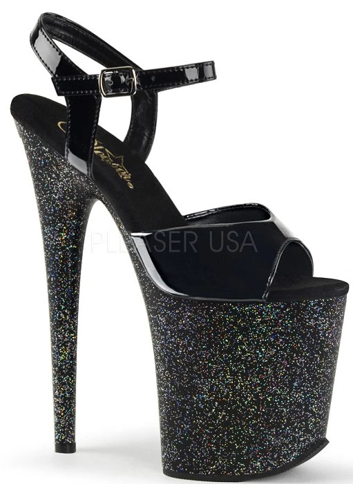 Pleaser Shoes 8 " Stiletto Glitter Platform (FLAMINGO-809MG) 3 Pleaser Shoes 8 " Stiletto Glitter Platform (FLAMINGO-809MG)