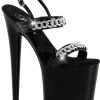 Pleaser Shoes 8 " Stiletto Chain Platform (FLAMINGO-826)