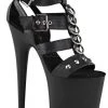 Pleaser Shoes 8 " Stiletto Jewel Platform (FLAMINGO-858)