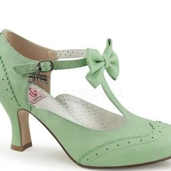 Pin Up Couture 3" Kitten T-Strap Pump (FLAPPER-11) Pleaser Shoes 8 Pin Up Couture 3