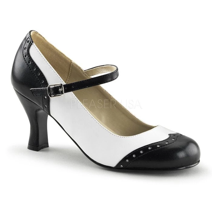 Funtasma 3" Kitten Heel Mary Janes (FLAPPER-25) Pleaser Shoes 3 Funtasma 3" Kitten Heel Mary Janes (FLAPPER-25) Pleaser Shoes