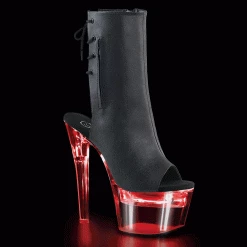Pleaser Shoes 7" Heel LED Light-Up Boot (FLASHDANCE-1018-7)