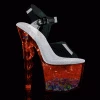Pleaser Shoes 7 " LED Illuminated High Platform (FLASHDANCE-708SCHSQ)
