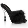 Fabulicious Sales 4 3/4" Fur Heel (GLITZY-501-8 Final Sale)
