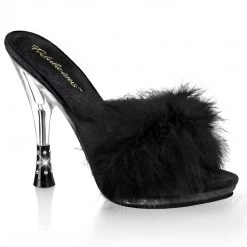 Fabulicious Sales 4 3/4" Fur Heel (GLITZY-501-8 Final Sale)