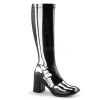 Pleaser Shoes 3" Block Heel Skeleton GoGo Boot (GOGO-300XRAY)