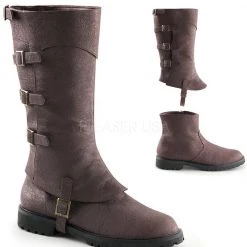 Funtasma Men's Buckled Strap Knee Boots (GOTHAM-105) Funtasma - Halloween