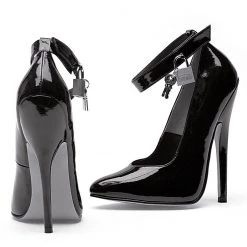 Ellie Shoes 6" Heel Fetish Pump W/ Lock & Key (ES-8267 Final Sale)
