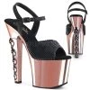 Pleaser Shoes 7" Heel Skulls Stacked Platform Heel (HEX-709) 1 Pleaser Shoes 7" Heel Skulls Stacked Platform Heel (HEX-709)