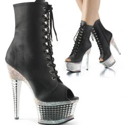 Pleaser Shoes 6 1/2" Textured Platform (ILLUSION-1021RS)