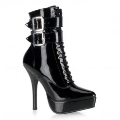 Pleaser Shoes 5 1/4" Lace-Up Platform Ankle Boot (INDULGE-1026)