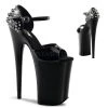Pleaser Shoes 9" Platform Ankle Strap Studded D'Orsay Sandal (INFINITY-912SP)