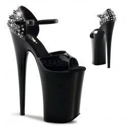 Pleaser Shoes 9" Platform Ankle Strap Studded D'Orsay Sandal (INFINITY-912SP)