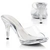 Pleaser Shoes 3 3/4 Clear Butterfly Heel (IRIS-401)