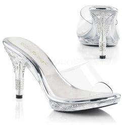 Pleaser Shoes 3 3/4 Clear Butterfly Heel (IRIS-401)