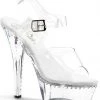 Pleaser Shoes 6" Heel Rhinestone Platform Shoe (KISS-208LS)