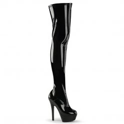 Pleaser Shoes 6" Stiletto Platform Thigh Boot (KISS-3000)