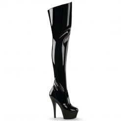 Pleaser Shoes 6" Stiletto Platform Thigh Boot (KISS-3010 Final Sale)