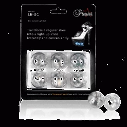 Pleaser Shoes Light-Up/Glow-in-the-Dark Light Balls (6 PCS)