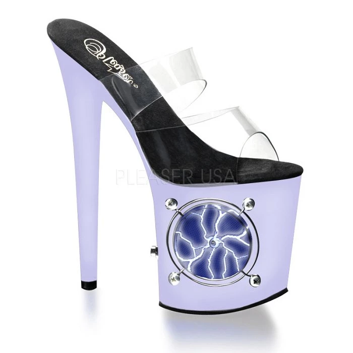 Pleaser Shoes 7 1/2" Lightning High Platform (LIGHTNING-802UV) 3 Pleaser Shoes 7 1/2" Lightning High Platform (LIGHTNING-802UV)